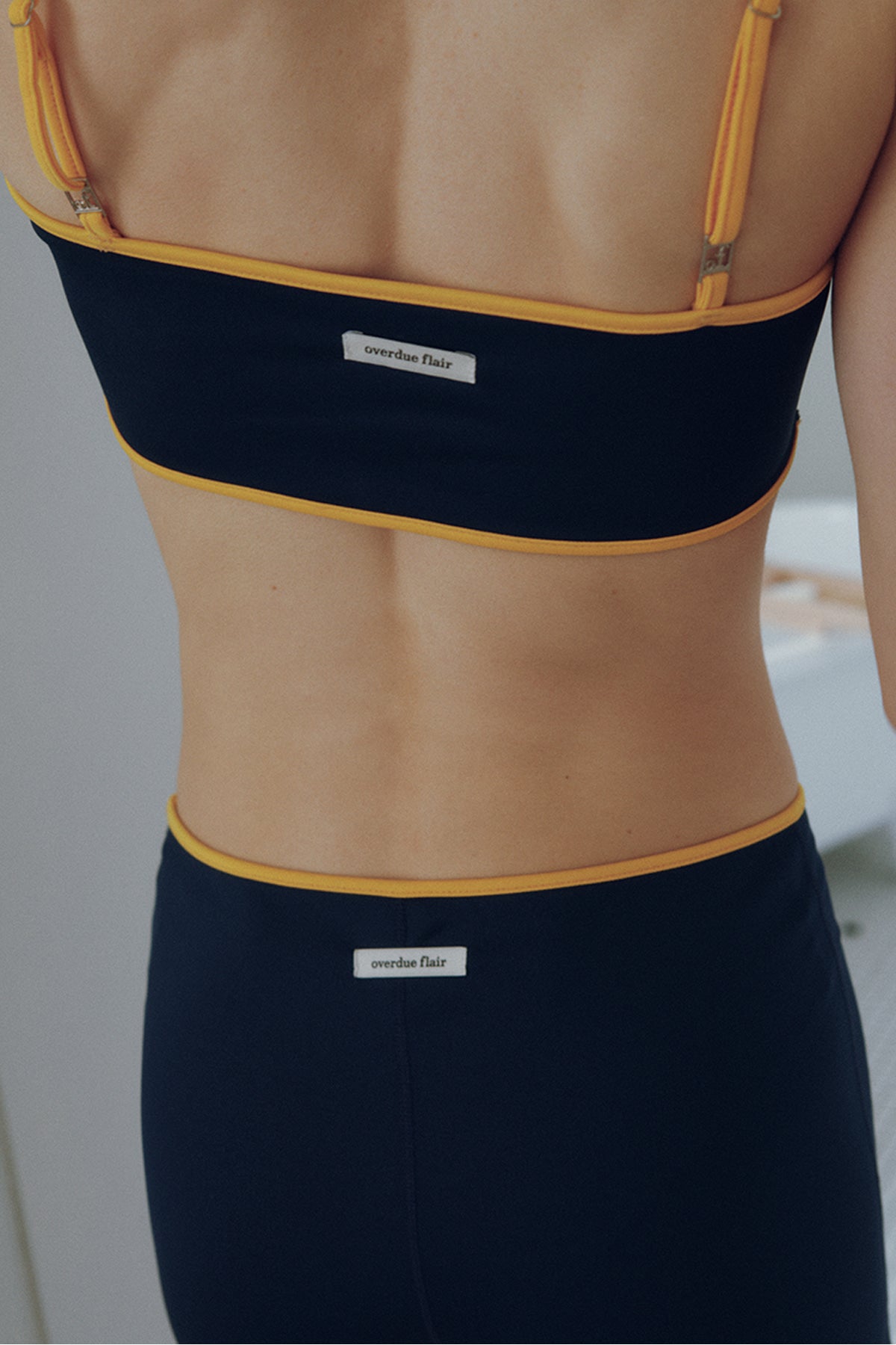 Overdueflair Ribbon Bikini Navy
