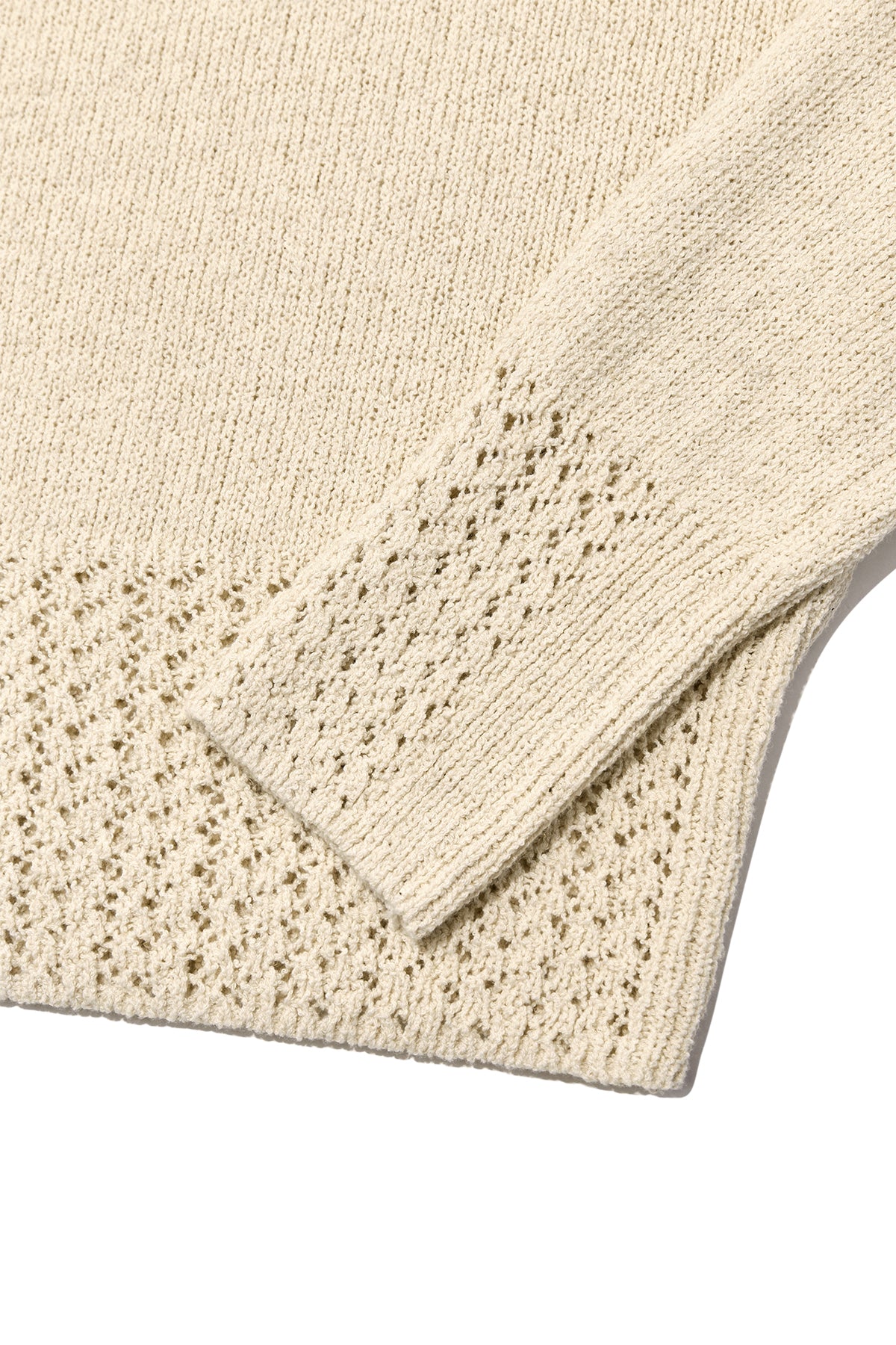 [matinkim] FOR LOVERS PUNCHING POINT PULLOVER IN IVORY