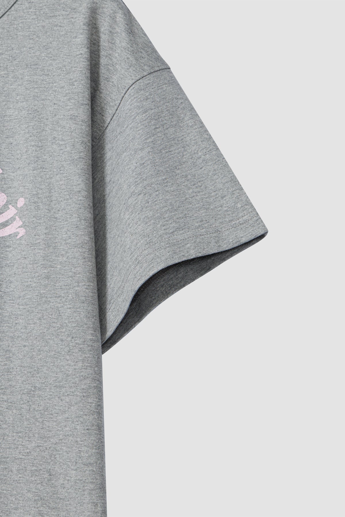 Overdueflair Overdue Boxy T Melange Grey