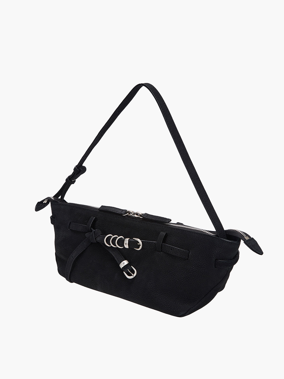 Margesherwood Grandma Used Sling Bag black nubuck