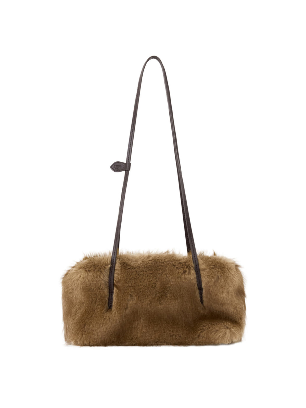 GLOWNY G Mix Fur Bag (Brown)