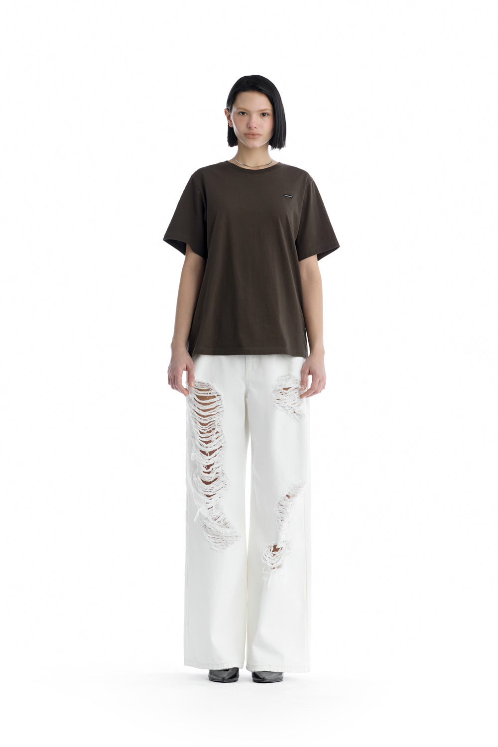 Treemingbird Essential Regular-Fit T-Shirt Brown