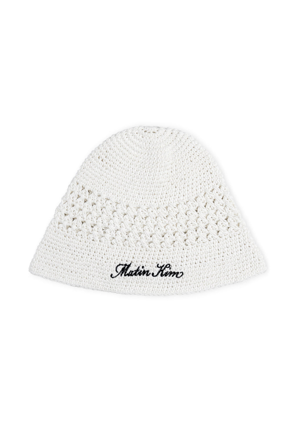 Matinkim Crochet Cotton Bucket Hat IN White