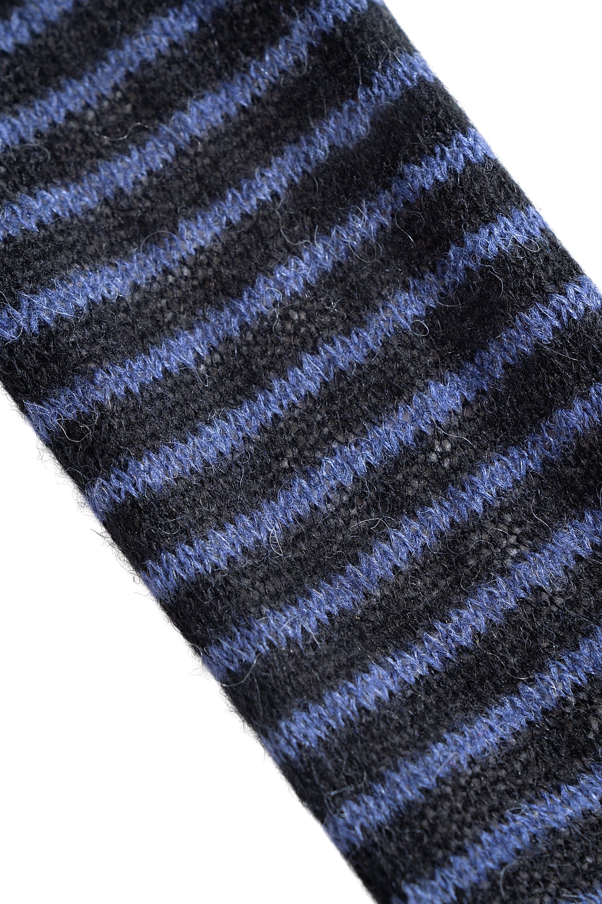 Matinkim Multi Stripe Alpaca Blended Muffler IN Blue
