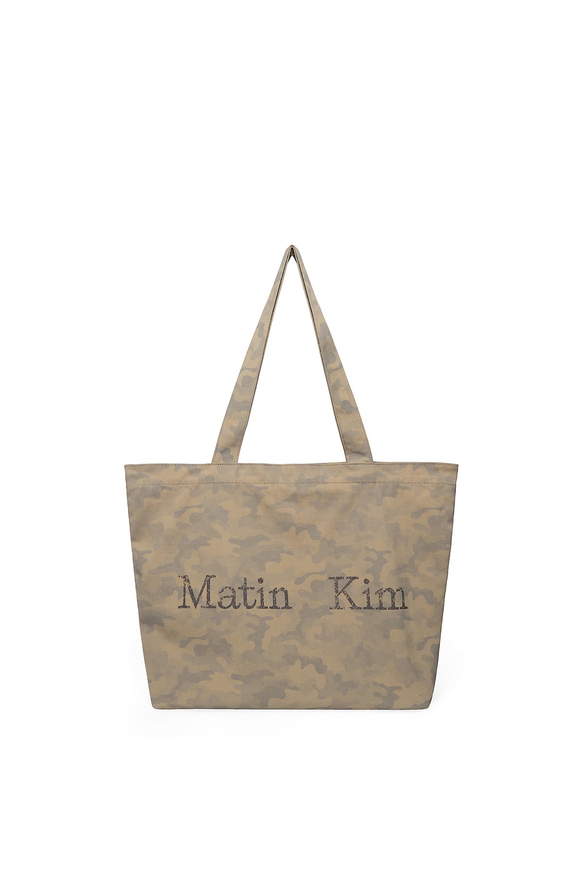 Matinkim Matin Washed Pattern Ecobag IN Khaki