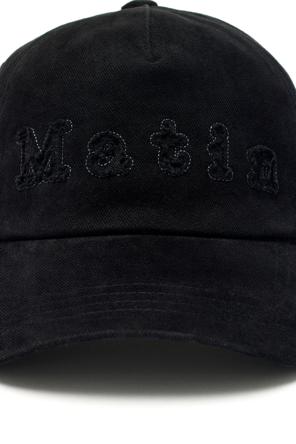 [matinkim] MATIN REVERSE LOGO BALL CAP IN BLACK