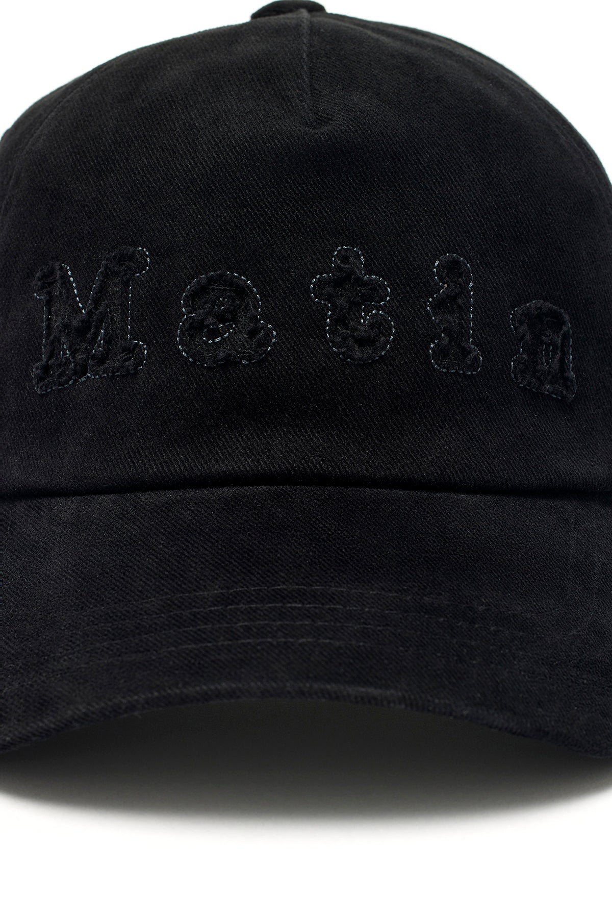 [matinkim] MATIN REVERSE LOGO BALL CAP IN BLACK