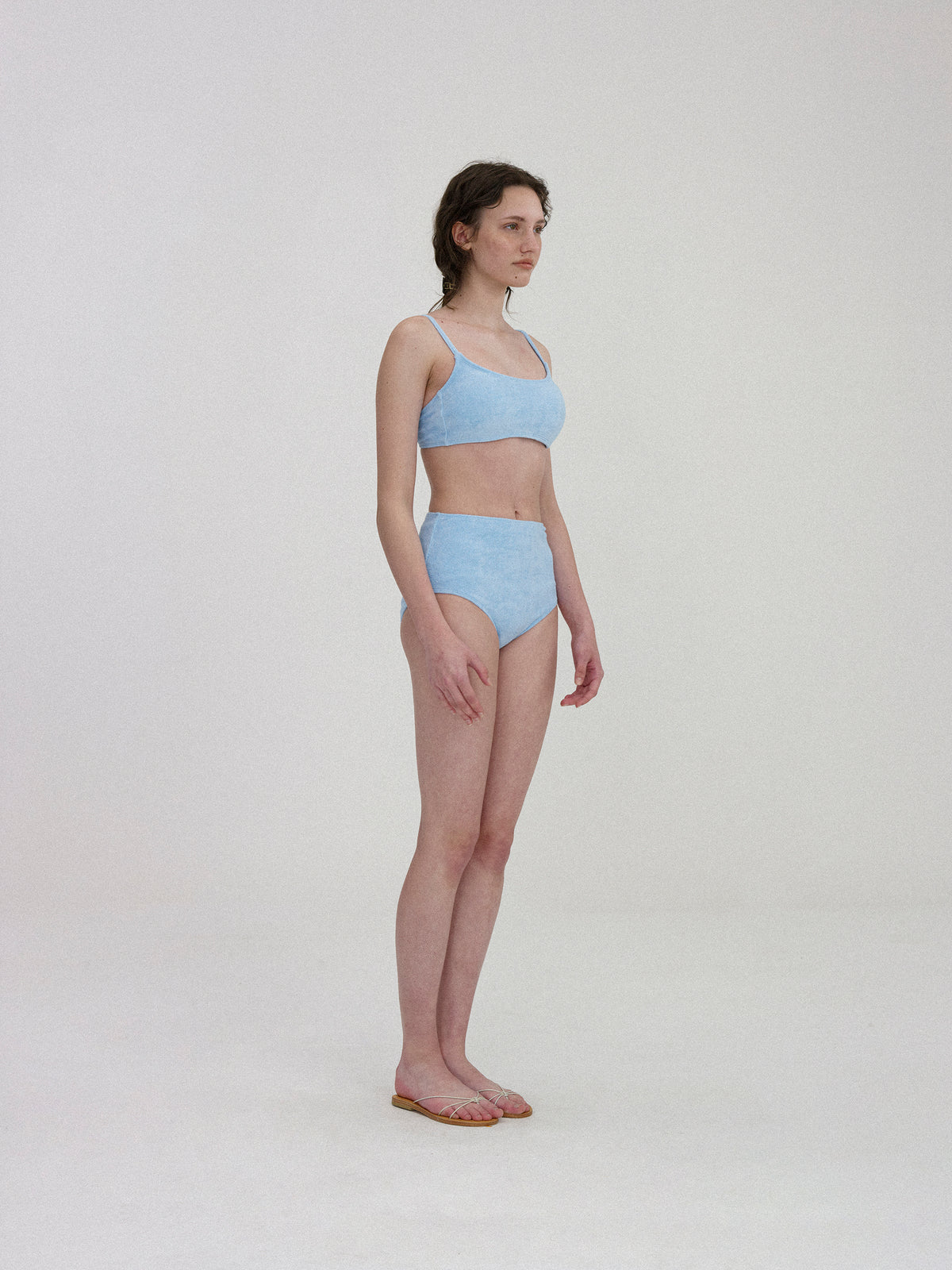 Nothing Written Terry cotton bikini (Blue)