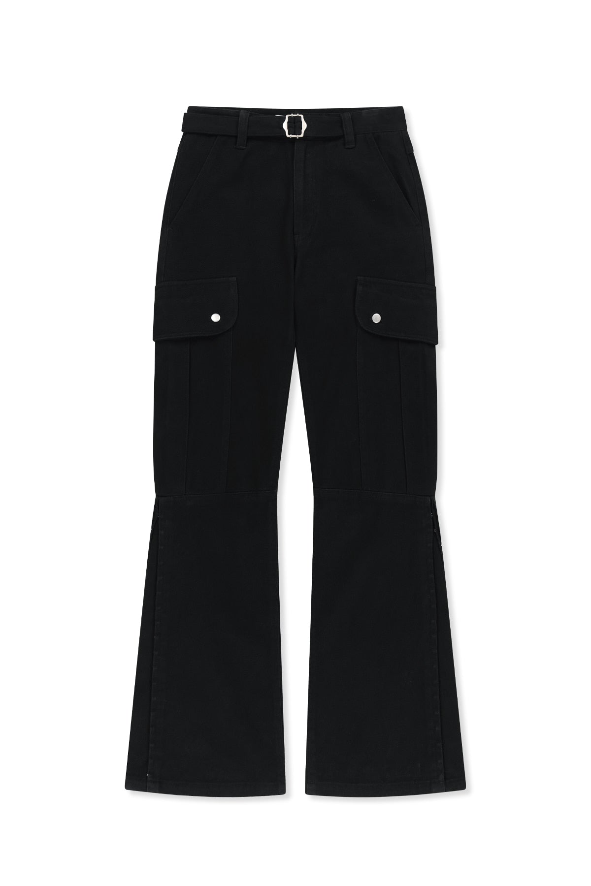 Matinkim Multi Hook Bootcut Cargo Pants IN Black