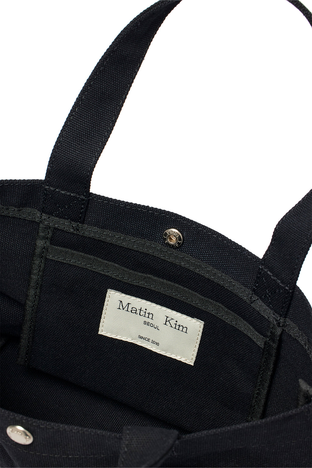 [matinkim] MATIN CANVAS MINI TOTE BAG IN BLACK