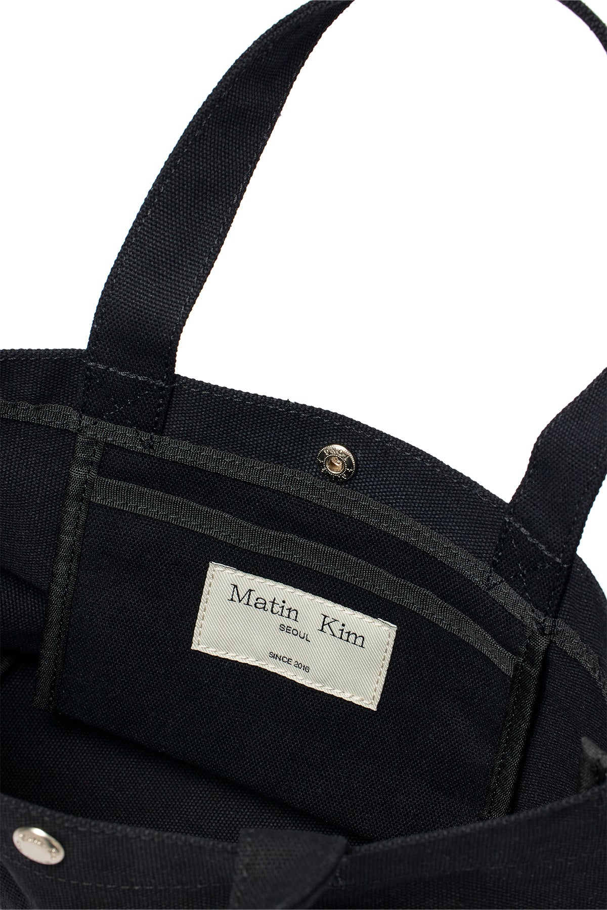 [matinkim] MATIN CANVAS MINI TOTE BAG IN BLACK