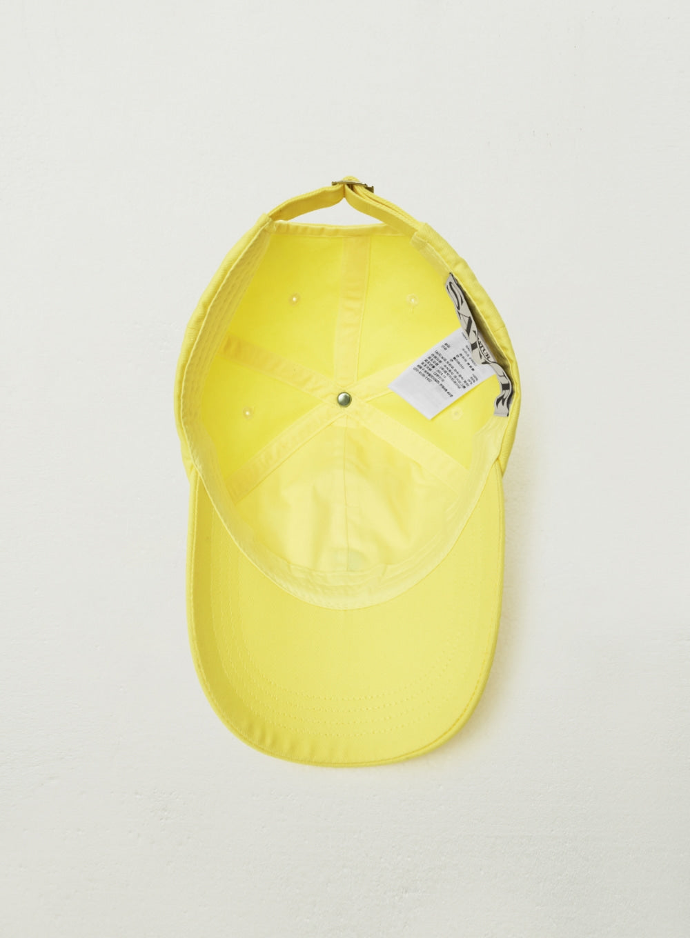 [satur] Classic Small Logo Ball Cap - Yellow