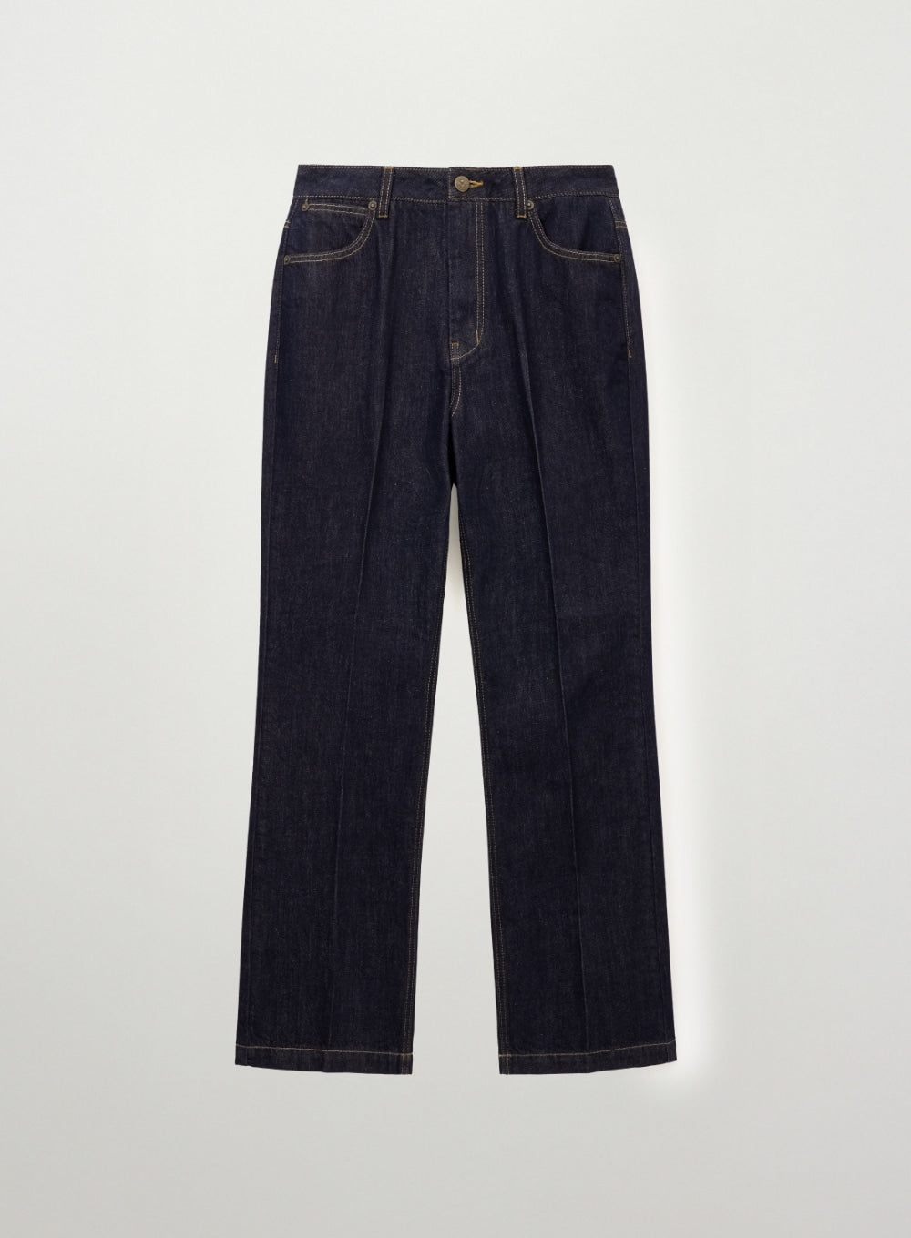 [satur] 1/28 Pre-order Delivery (W) Classic Nonfade Straight Denim Pants - Indigo