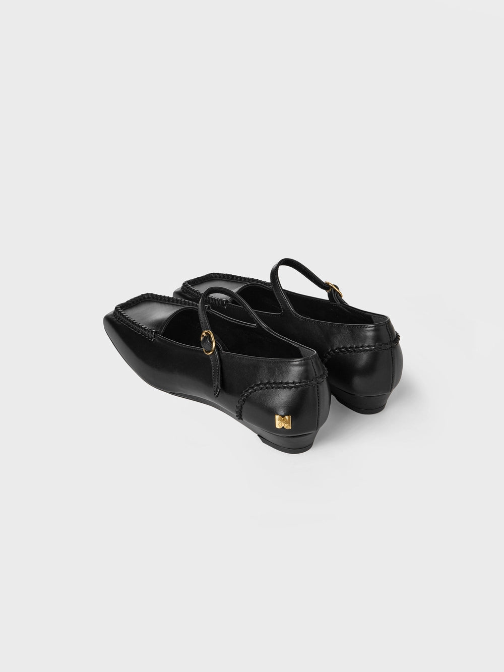 EENK Mary Jane Flat Shoes - Black