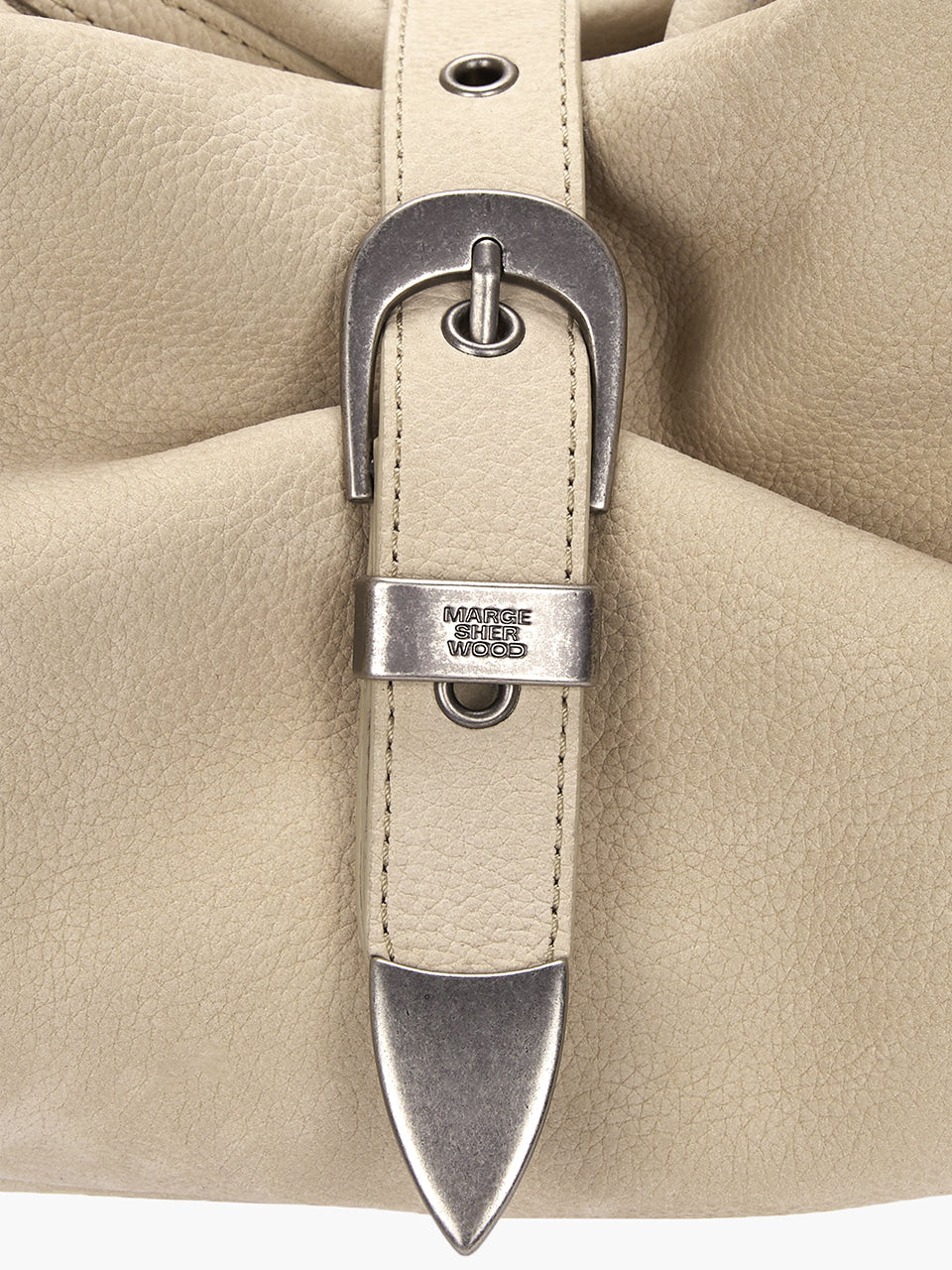 Margesherwood Belted Hobo nude nubuck