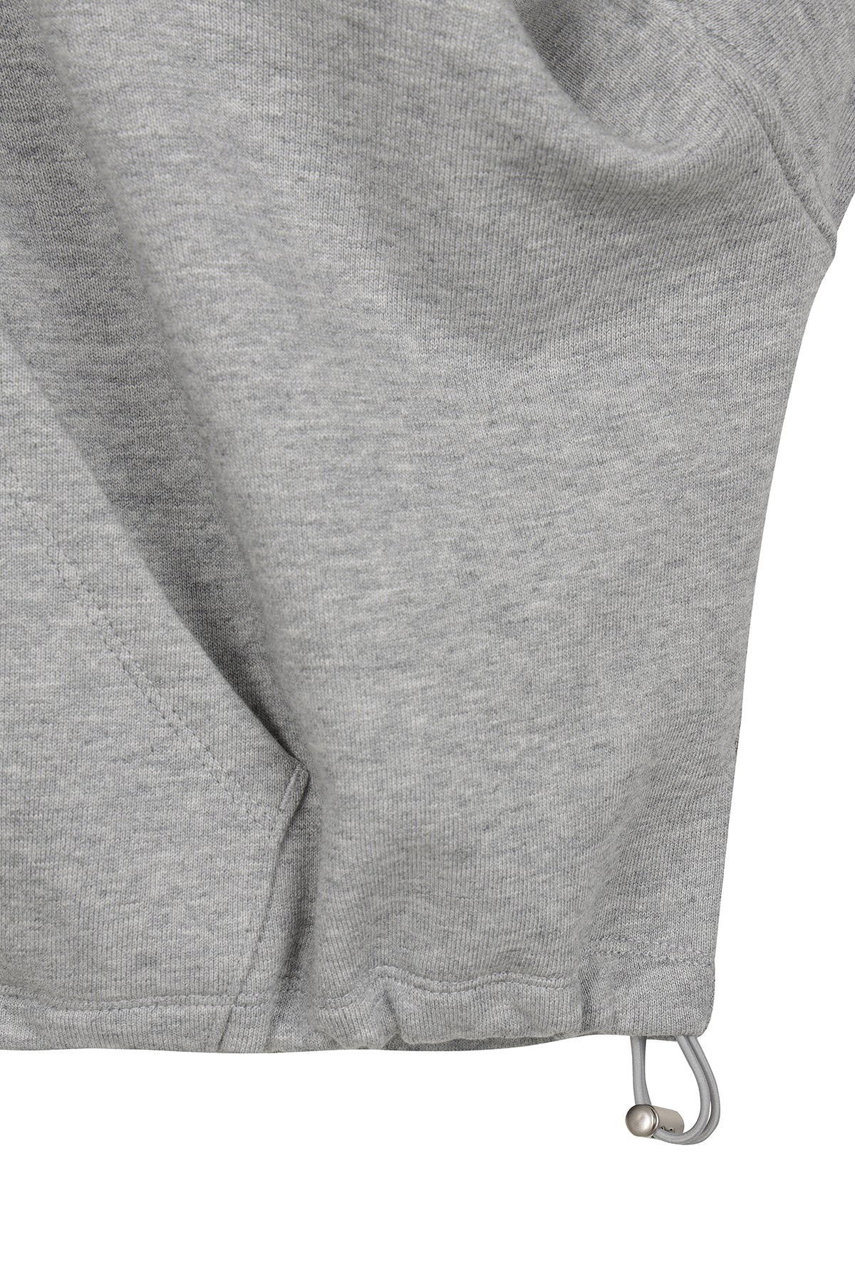 [matinkim] GRAFFITI ARTWORK CROP HOODY ZIP UP IN GREY