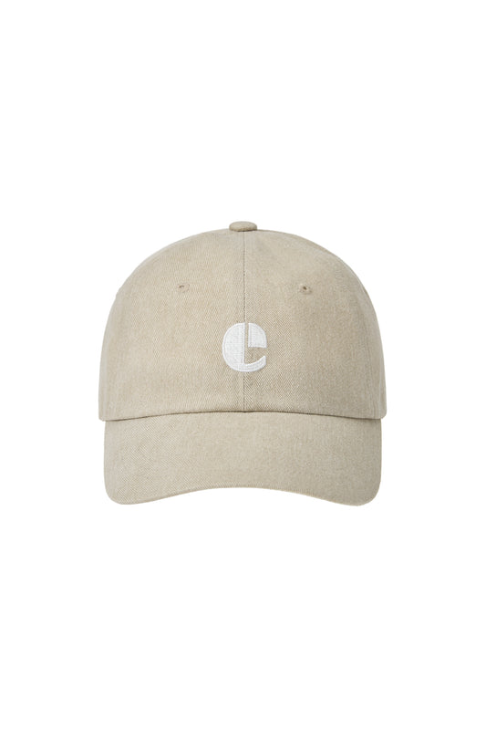 VINTAGE LOGO PIGMENT CAP (RENEWAL)-BEIGE