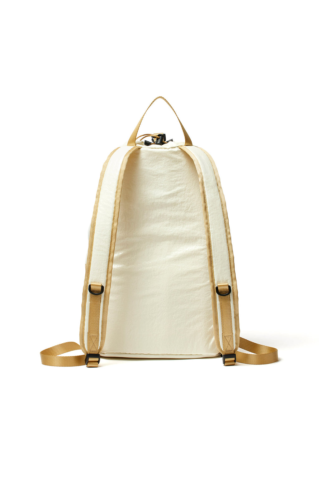[matinkim] LOGO TAPING GLOSSY BACK PACK IN IVORY