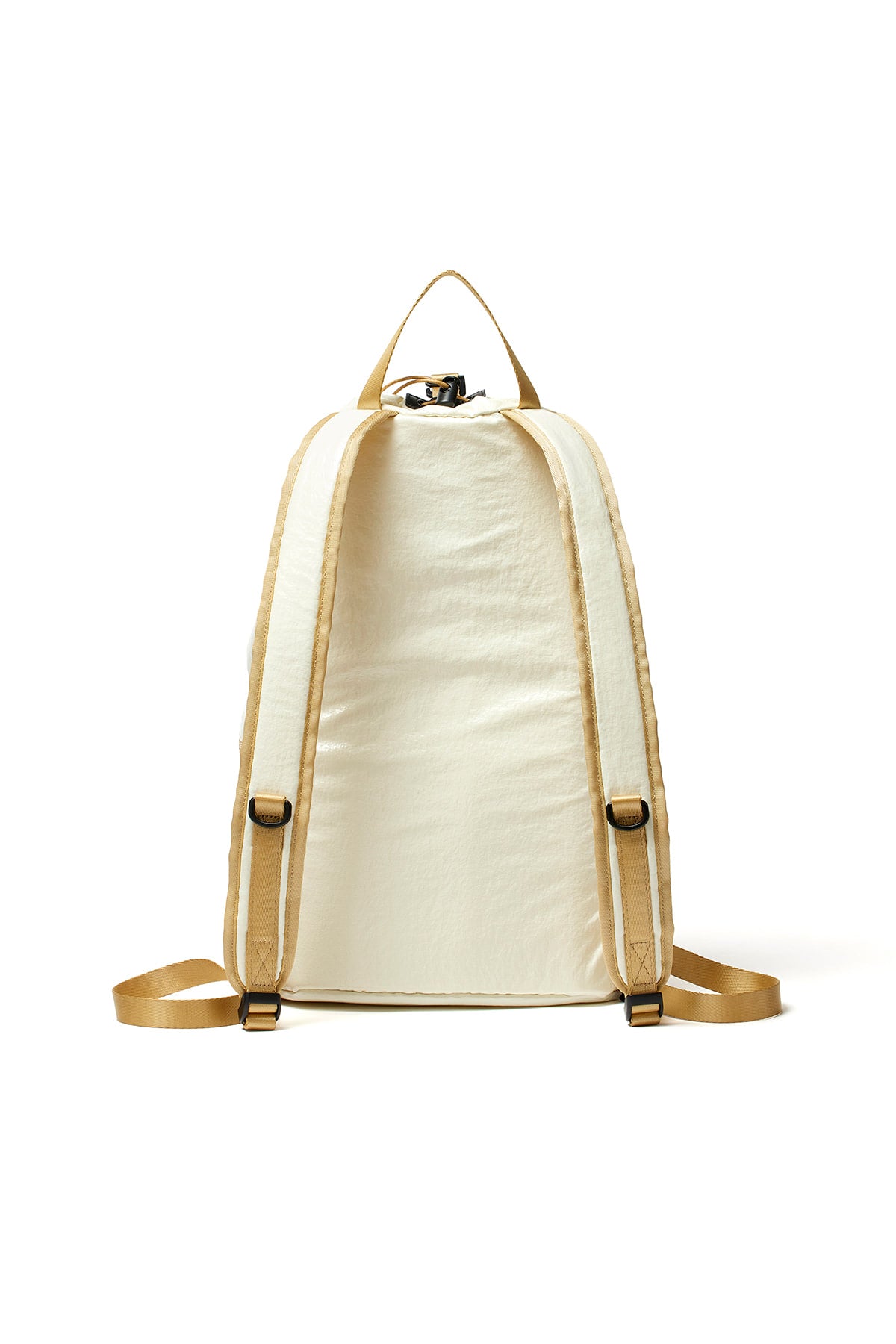 [matinkim] LOGO TAPING GLOSSY BACK PACK IN IVORY