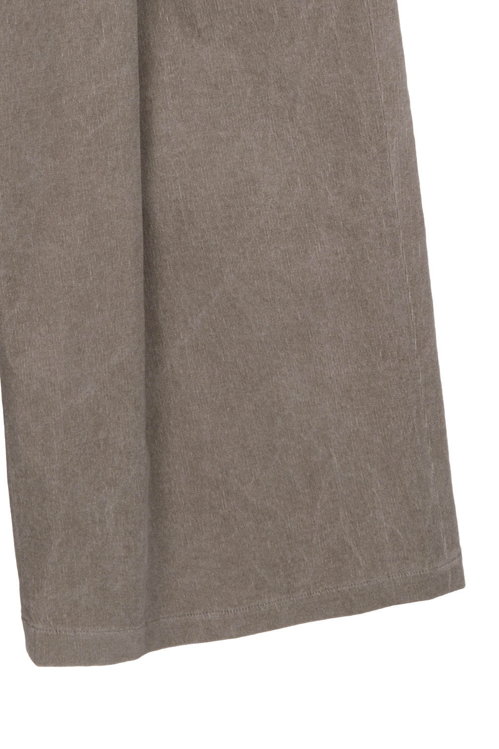 [matinkim] CORDUROY TUCK POINT WIDE PANTS IN BEIGE