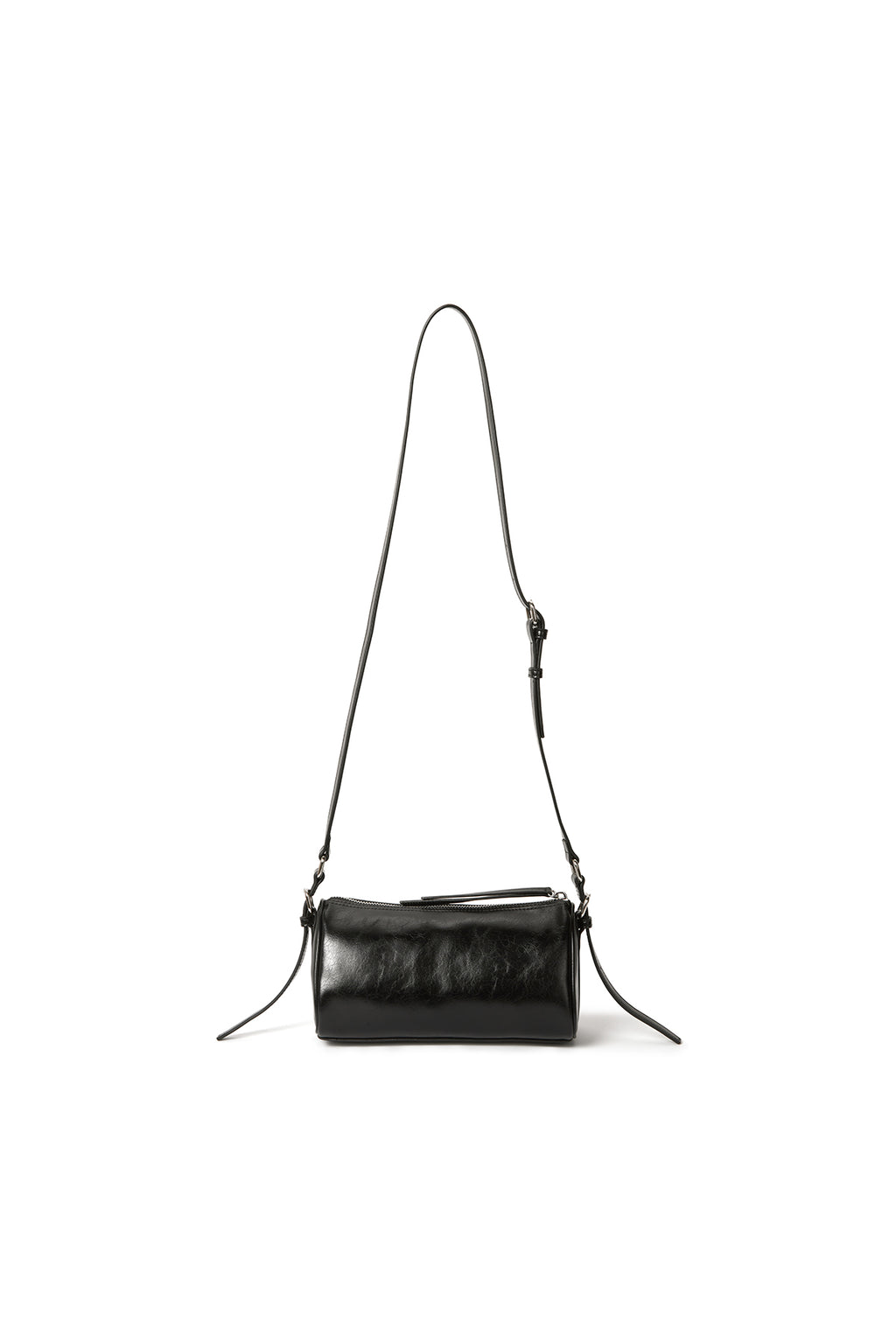 [matinkim] BUCKLE STRAP TWO WAY MINI BAG IN BLACK