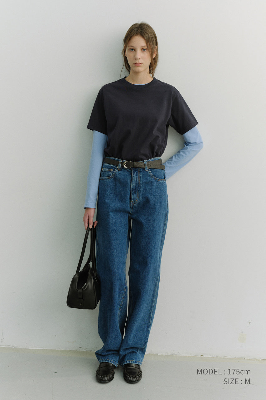Dunst Loose Jeans Classic Blue