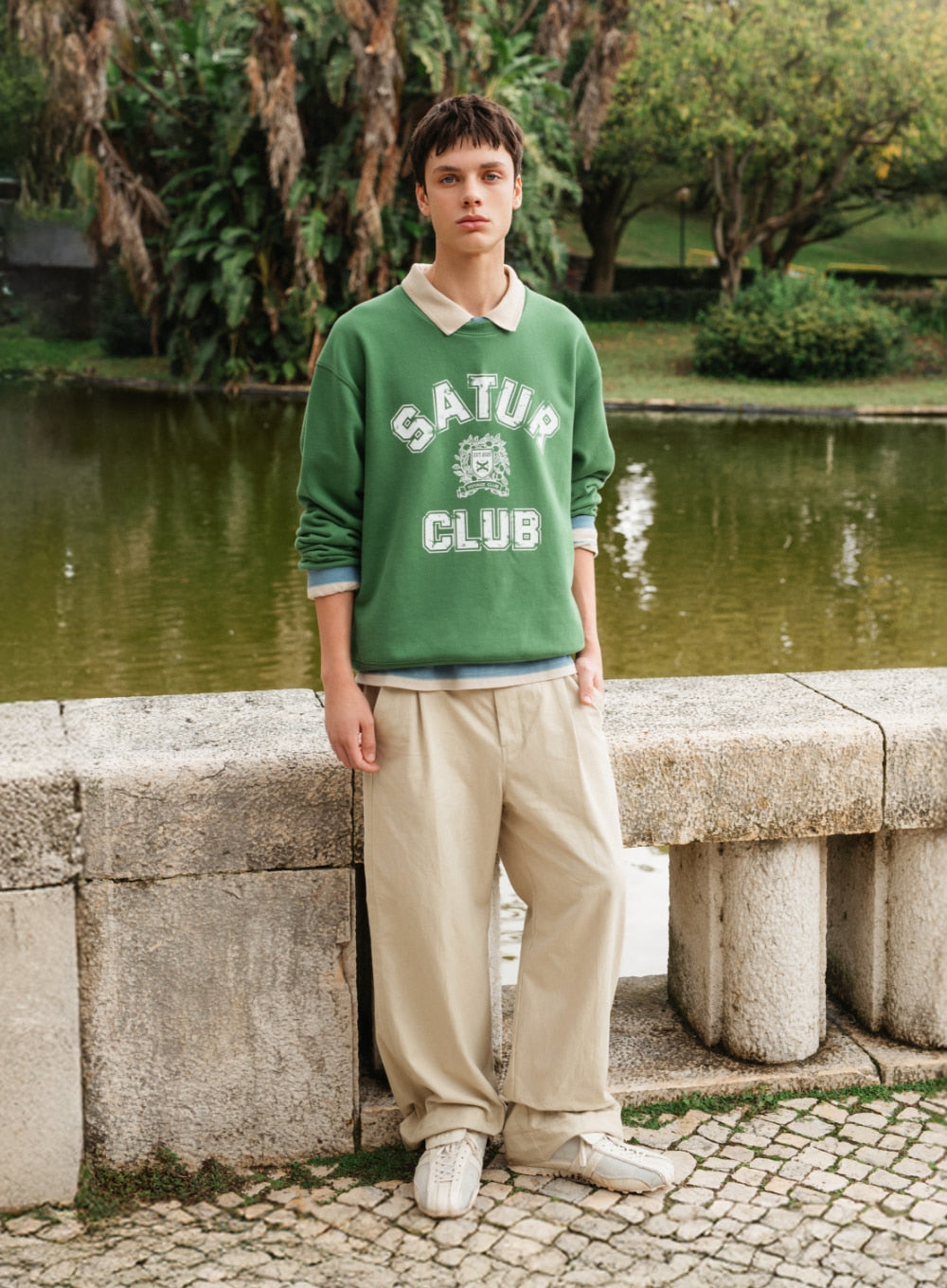 Satur Classic Chino Pants - Beige
