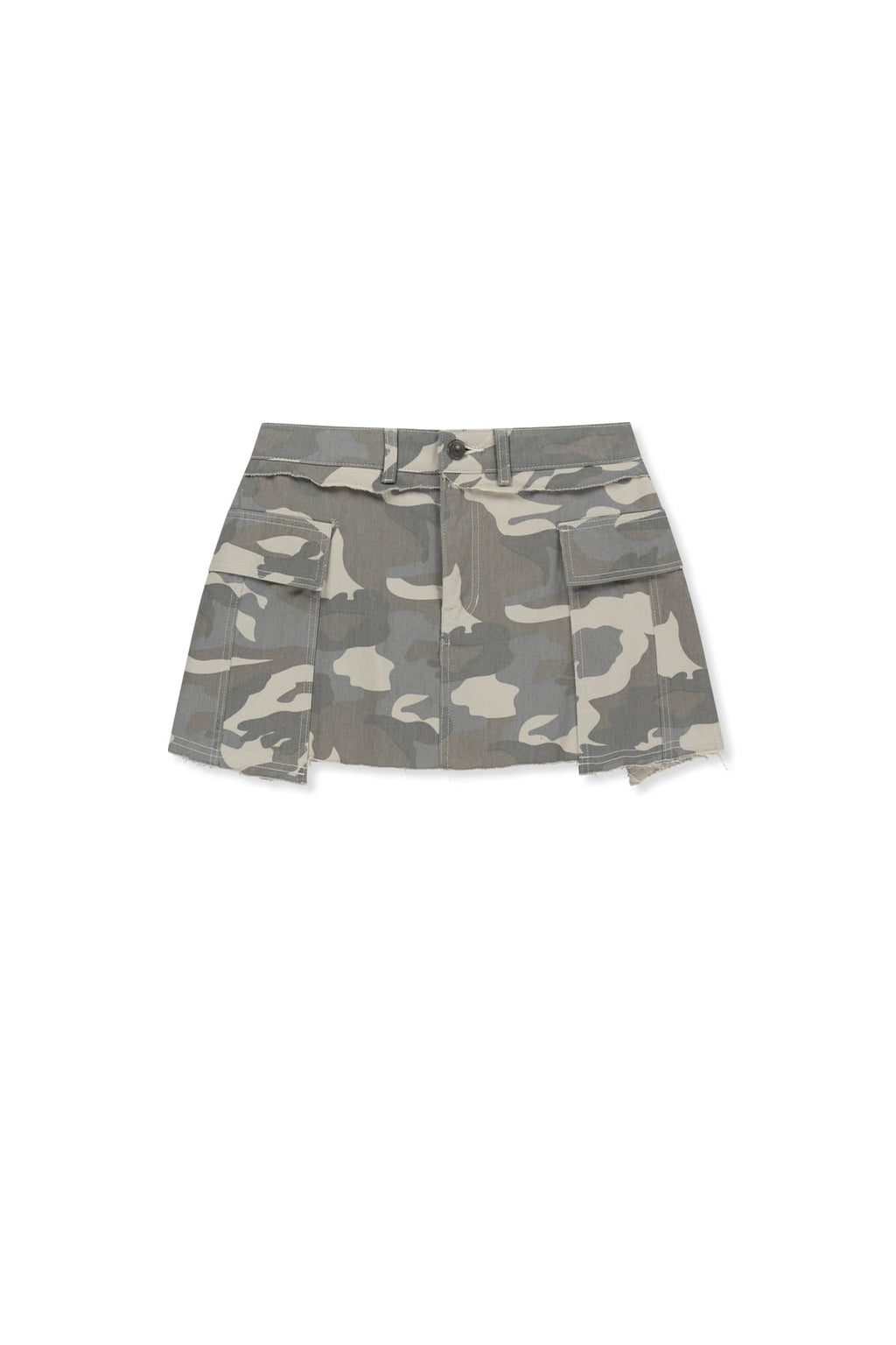 Matinkim Cargo Mini Denim Skort IN Beige