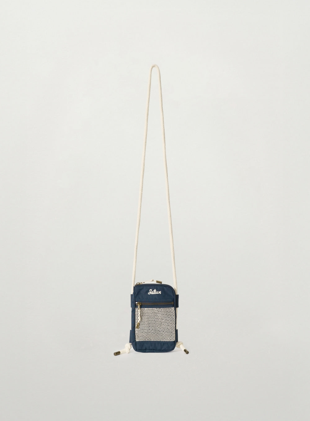 Satur Net Pocket Travel Cross Bag - Navy