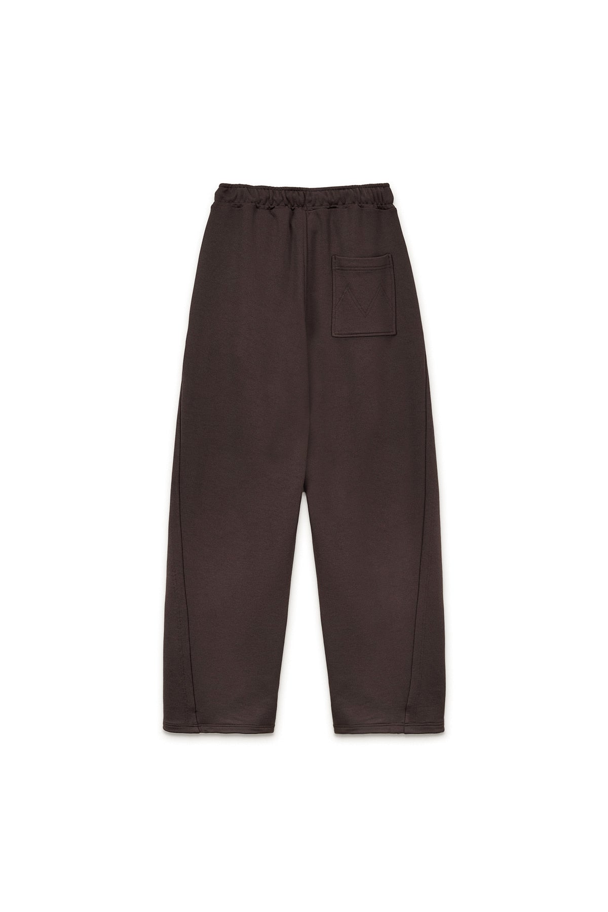 [matinkim] BACK POCKET GLITTER SWEATPANTS FOR WOMEN IN BROWN