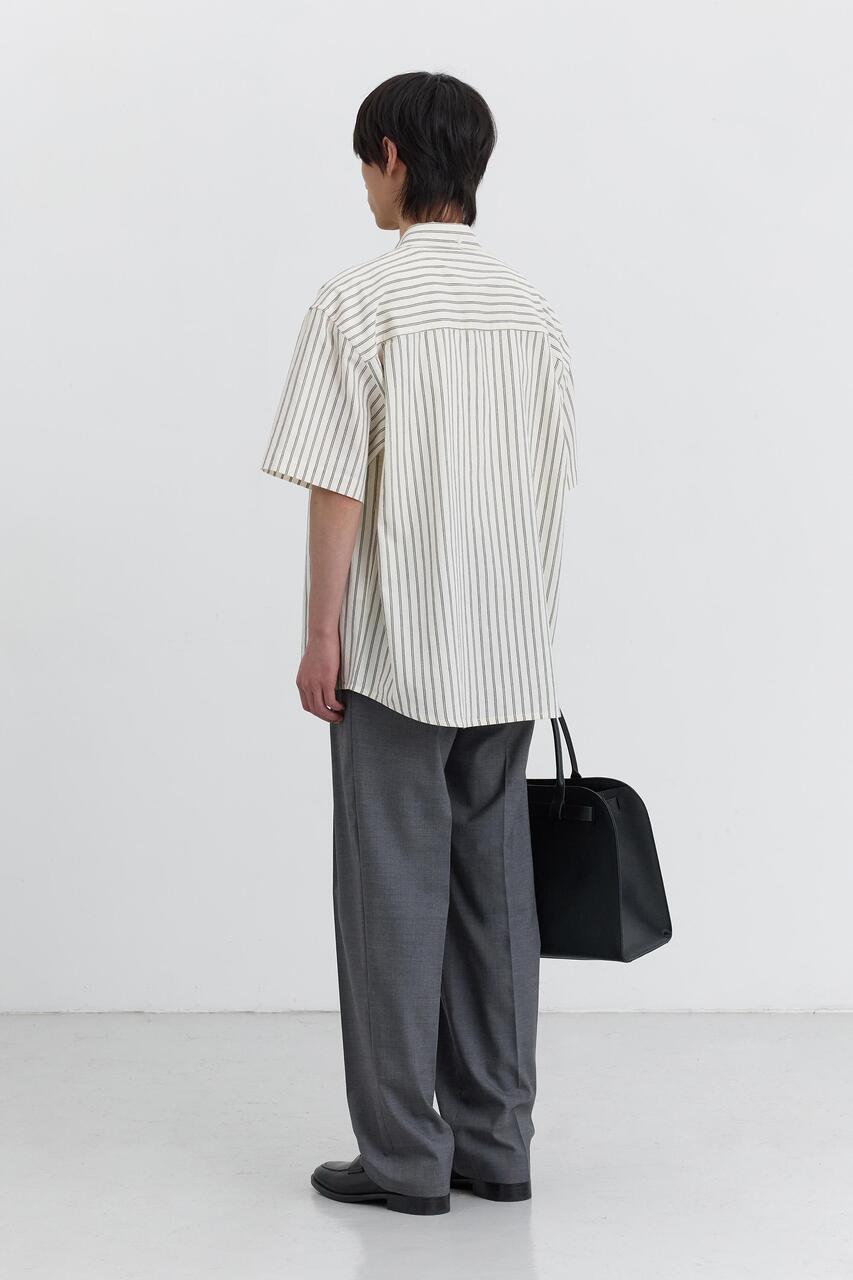 Dunst Lounge Wool Slacks Charcoal Grey