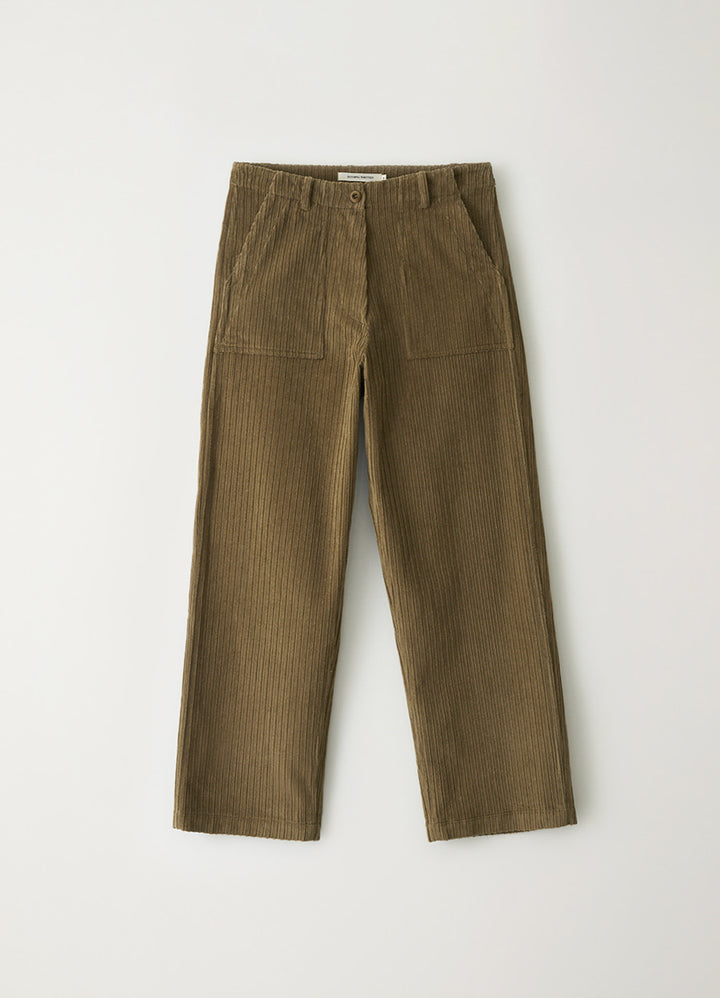 Nothing Written Double folded corduroy pants (Camel)