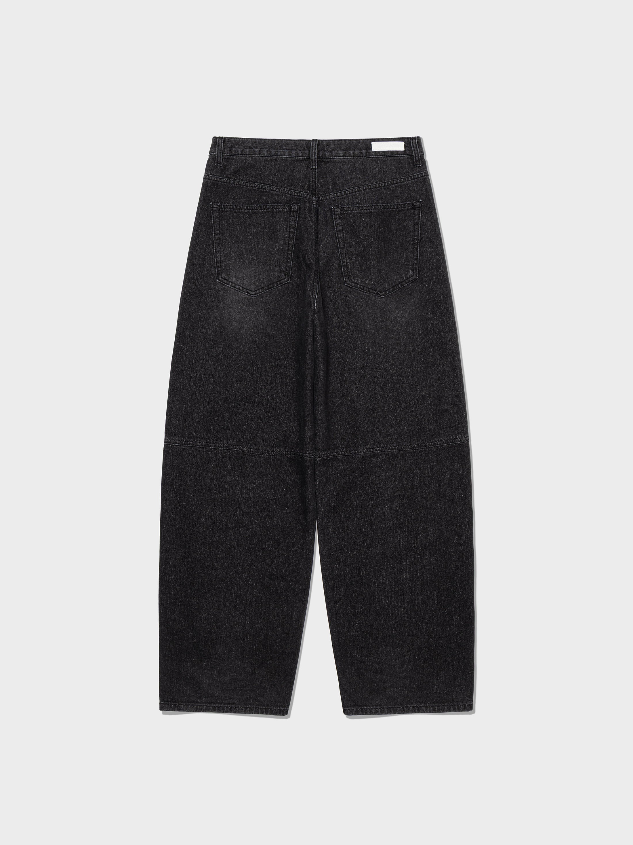Low Classic Oversized Jeans Washed Black