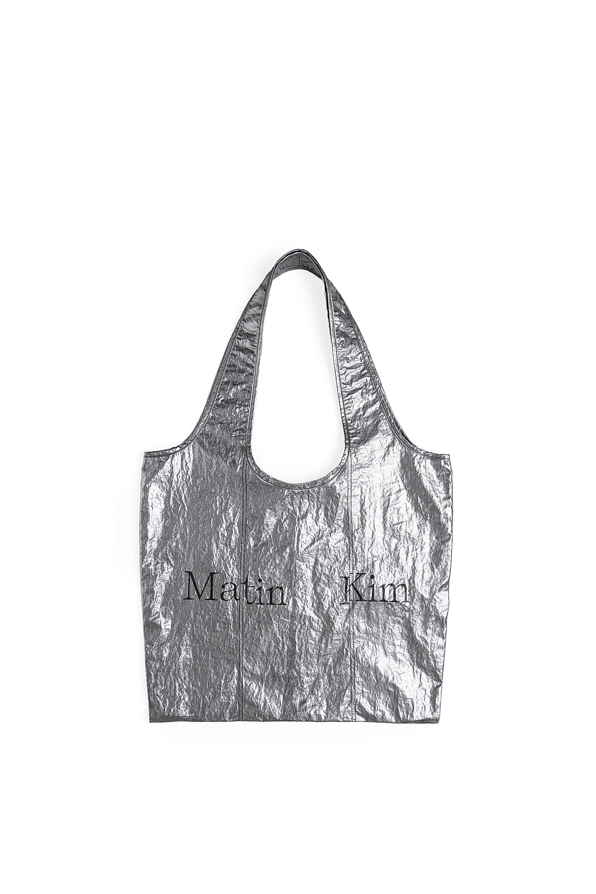 Matinkim Matin Line Stitch Ecobag IN Dark Silver