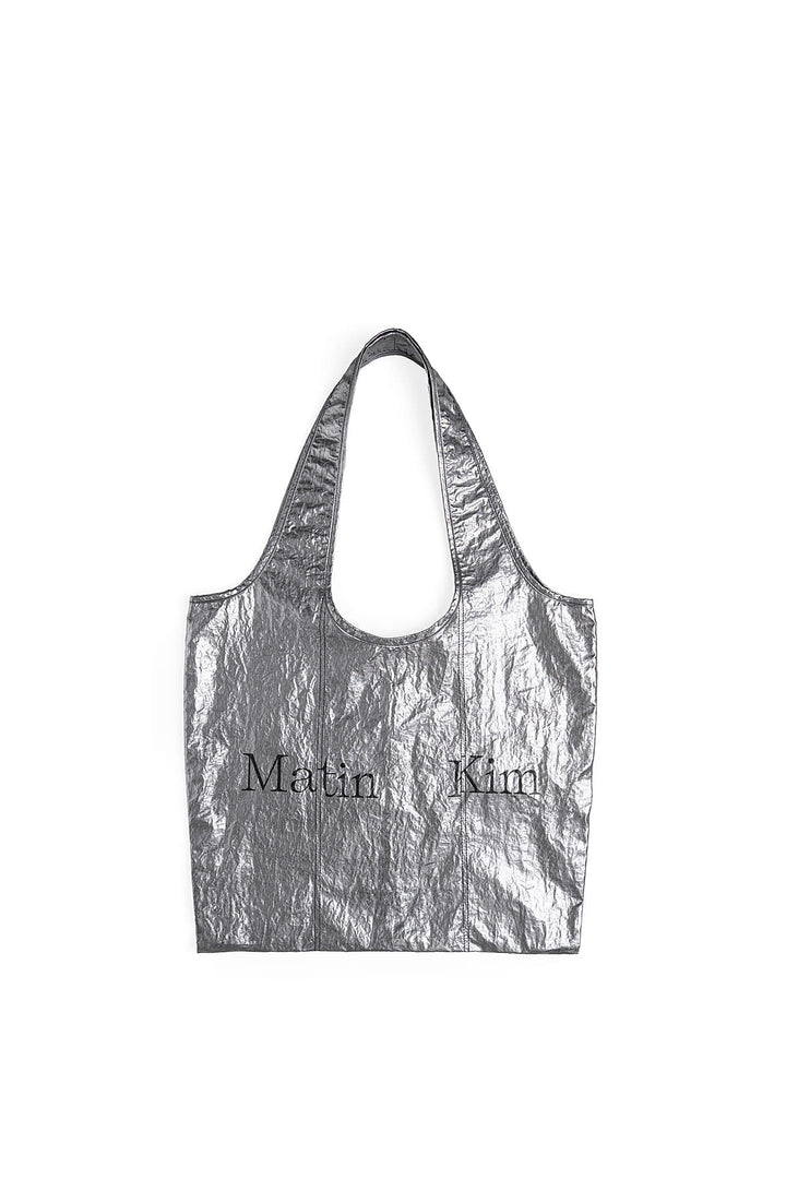 Matinkim Matin Line Stitch Ecobag IN Dark Silver