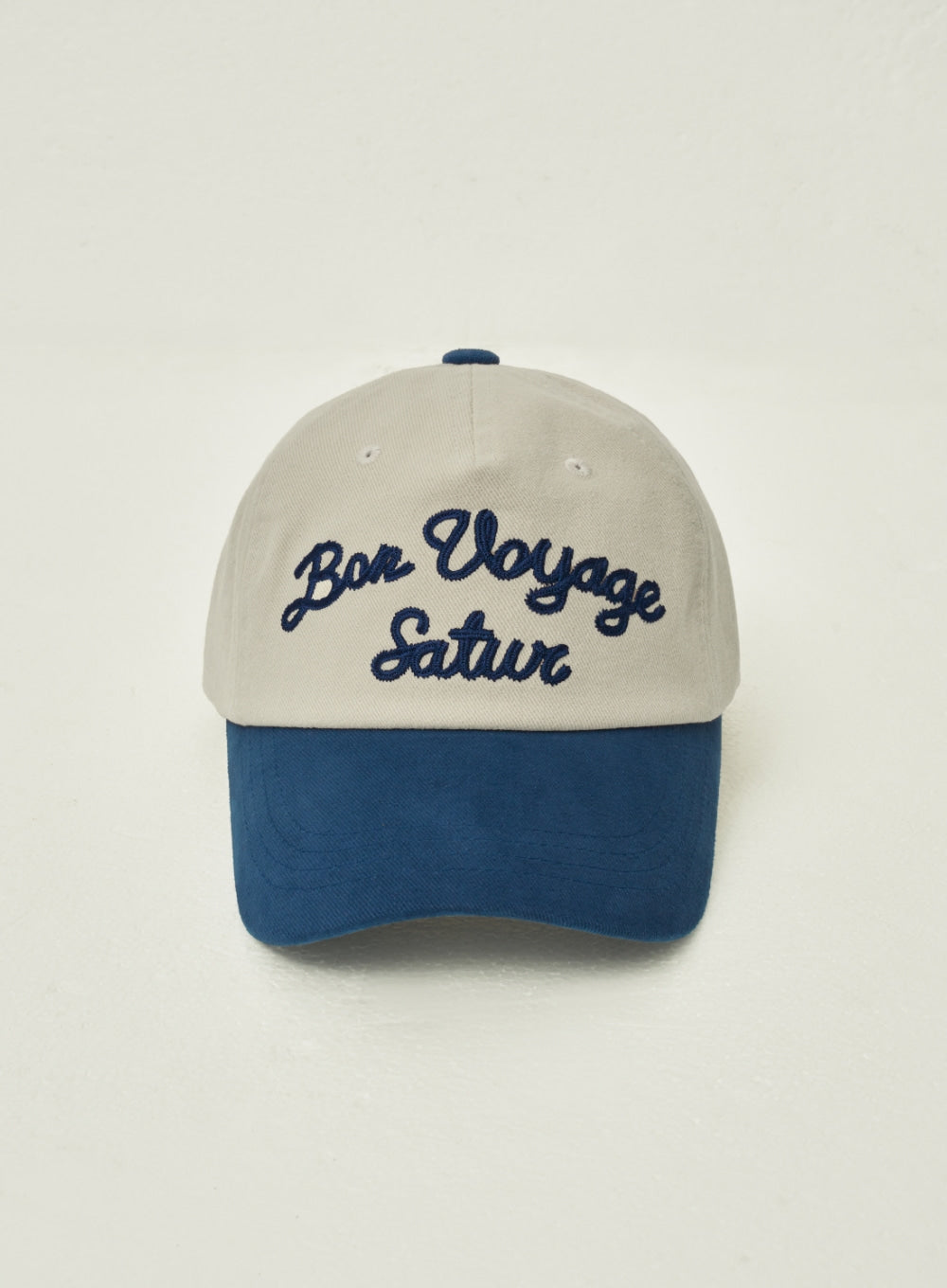 [satur] Bon Voyage Contrast 5 Panel Ball Cap - Blue