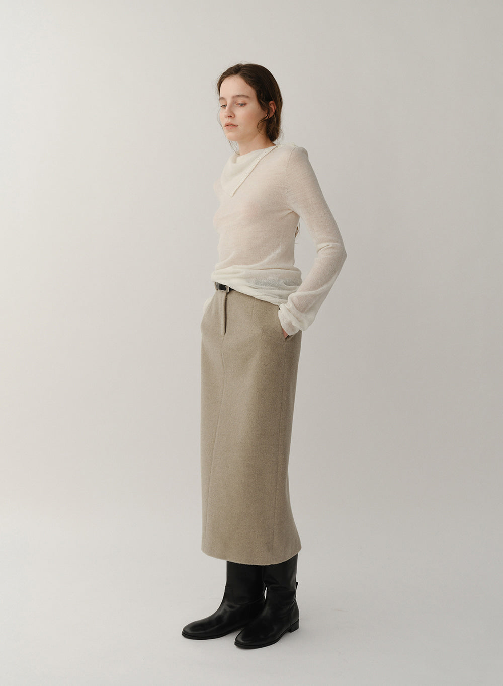 Kindersalmon Cassia Skirt Sage Olive