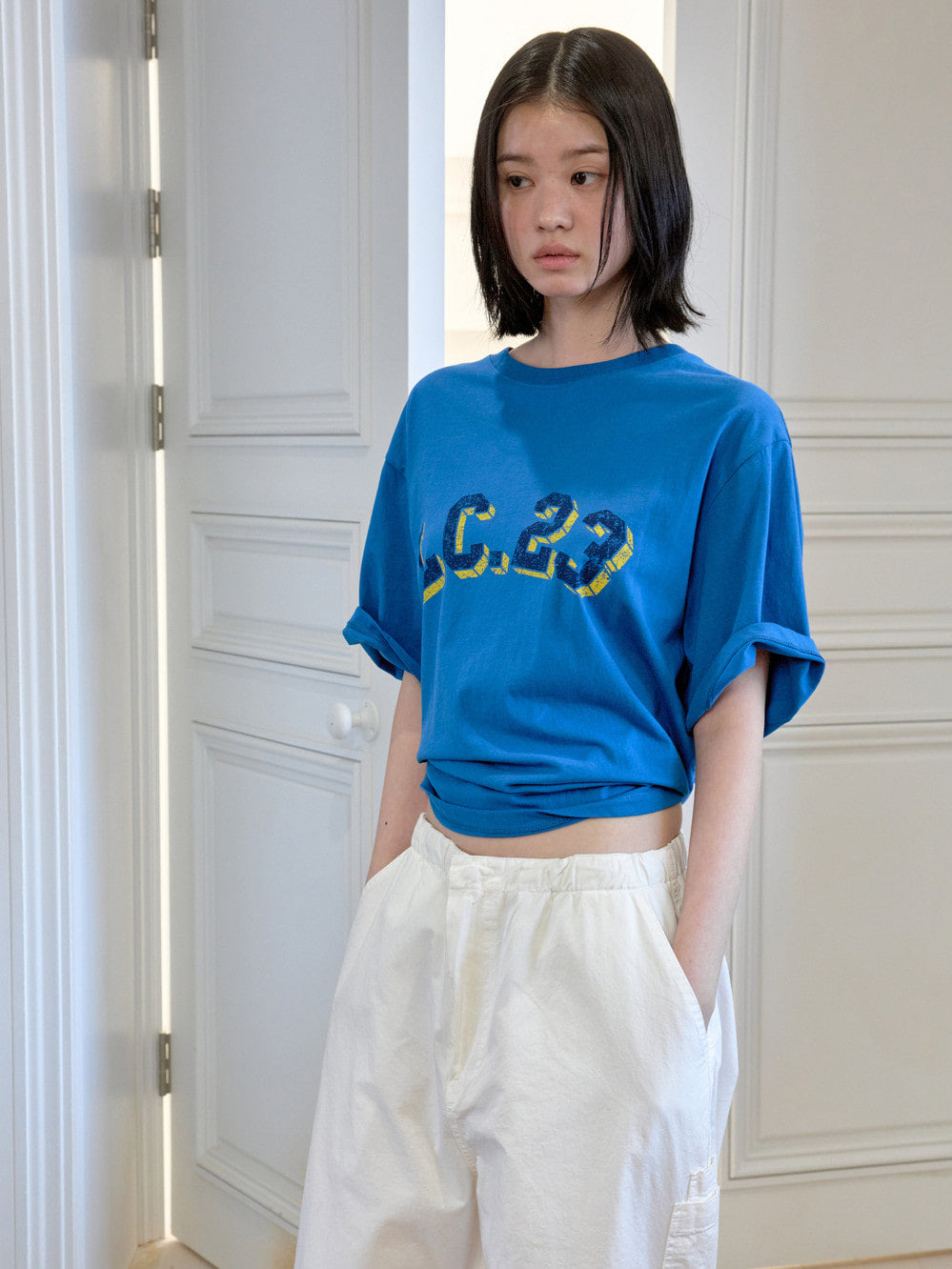 Low Classic Lc 23 Basic Tee Blue