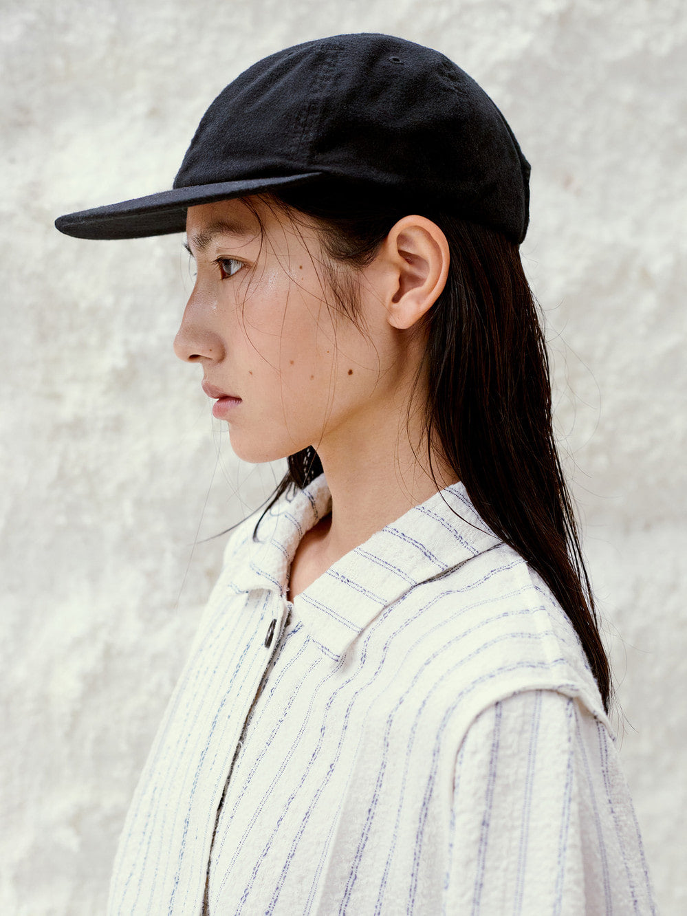 [low_classic] Moleskin Cap
Black