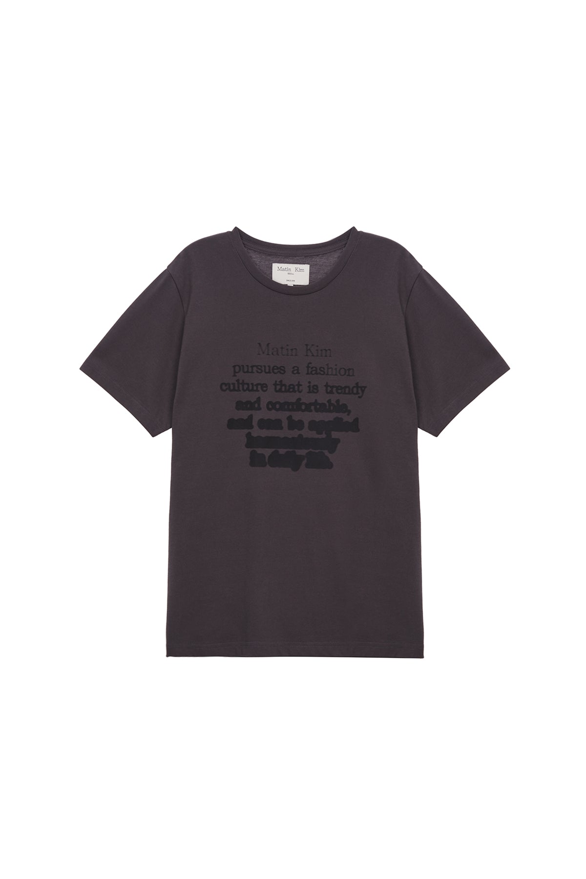 Matinkim Ink Lettering Top IN Charcoal