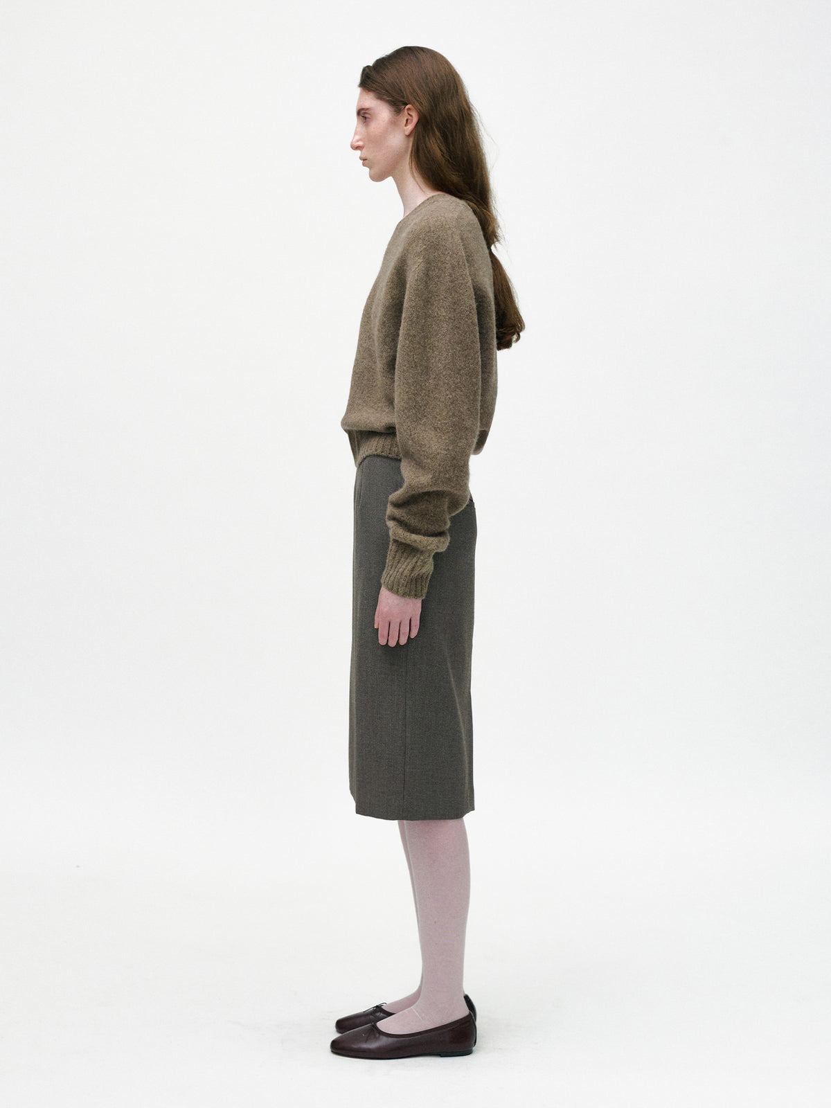 Nothing Written Miro v-neck pullover (Chestnut brown)