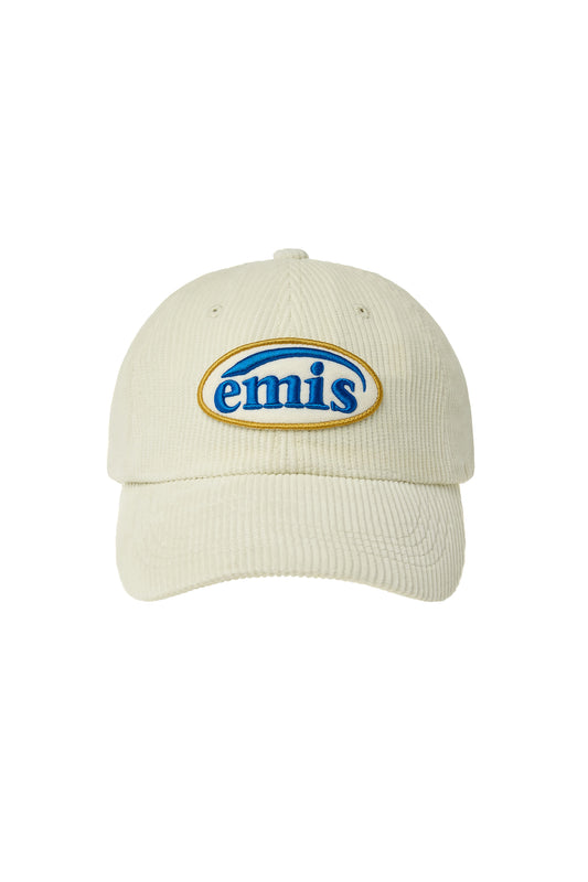 CORDUROY WAPPEN BALL CAP (RENEWAL)-CREAM