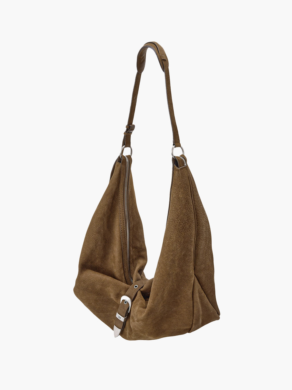 Margesherwood Belted Hobo chestnut nubuck