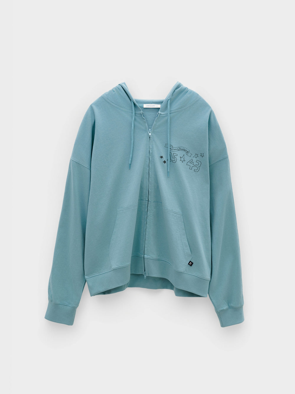 [Low Classic] Mirae Zip-Up Hoodie_Mint