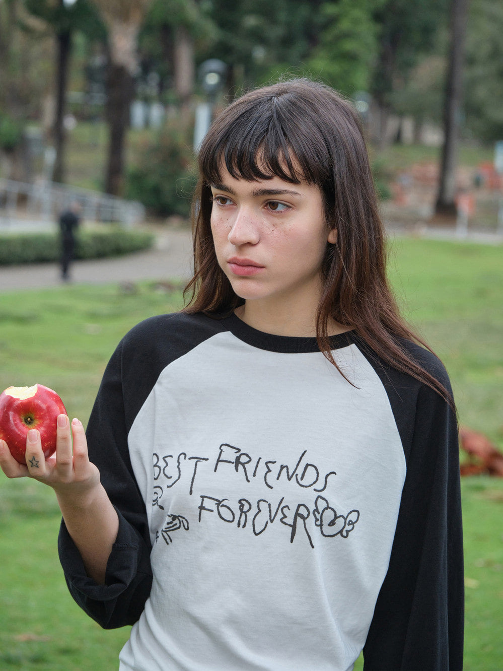 Low Classic Lc Bff Raglan Tee White