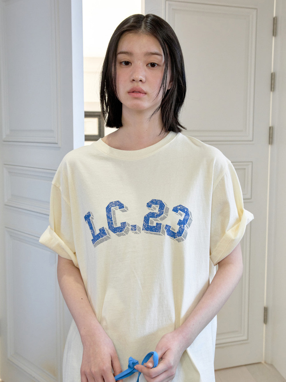 Low Classic Lc 23 Basic Tee Ivory