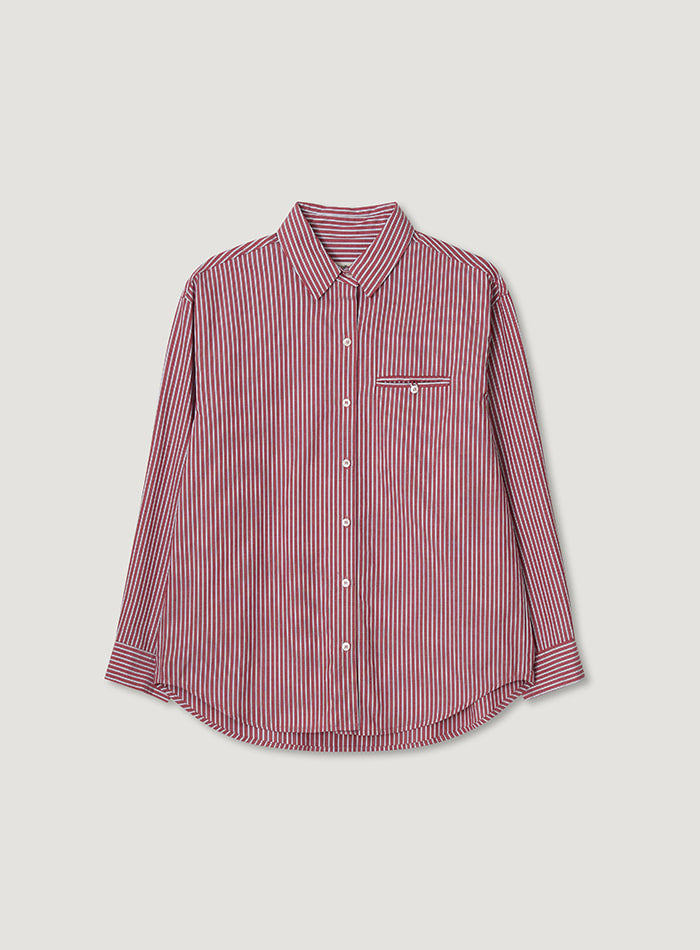 Mango Maniplease Mull Stripe Shirt