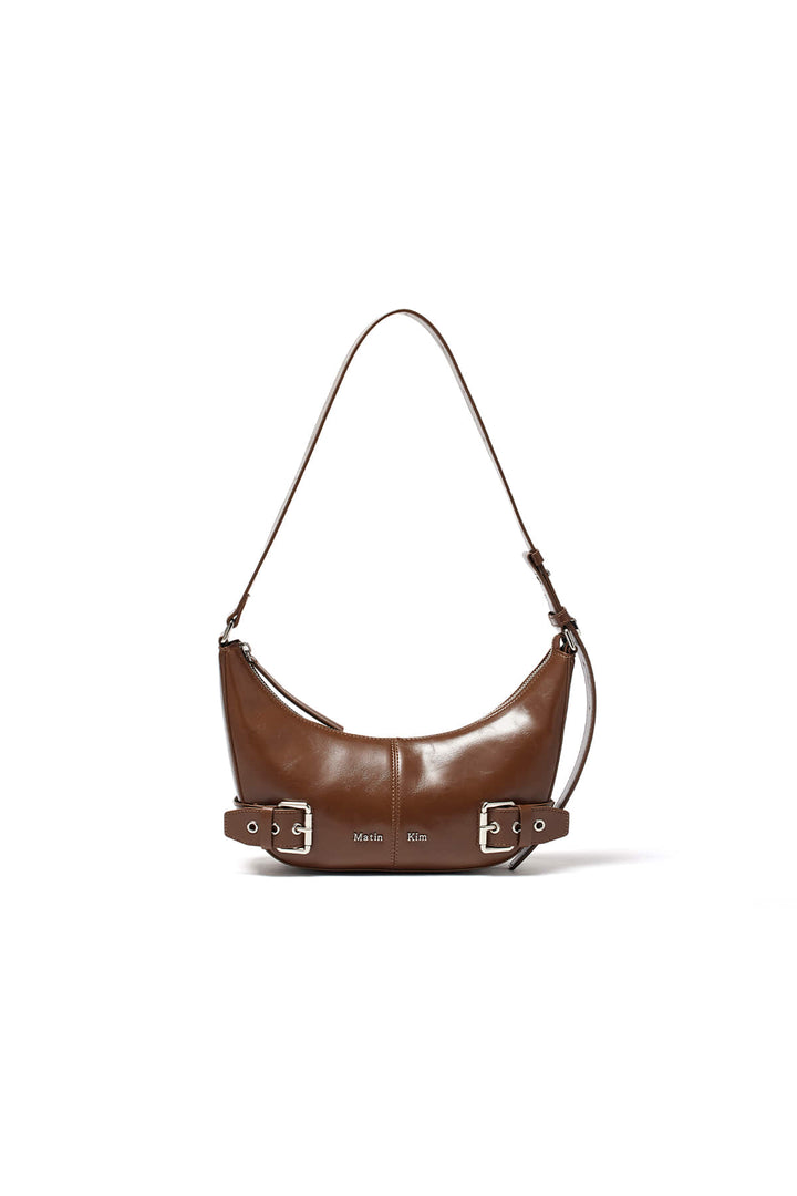 Matinkim Belted Shoulder Bag IN Brown