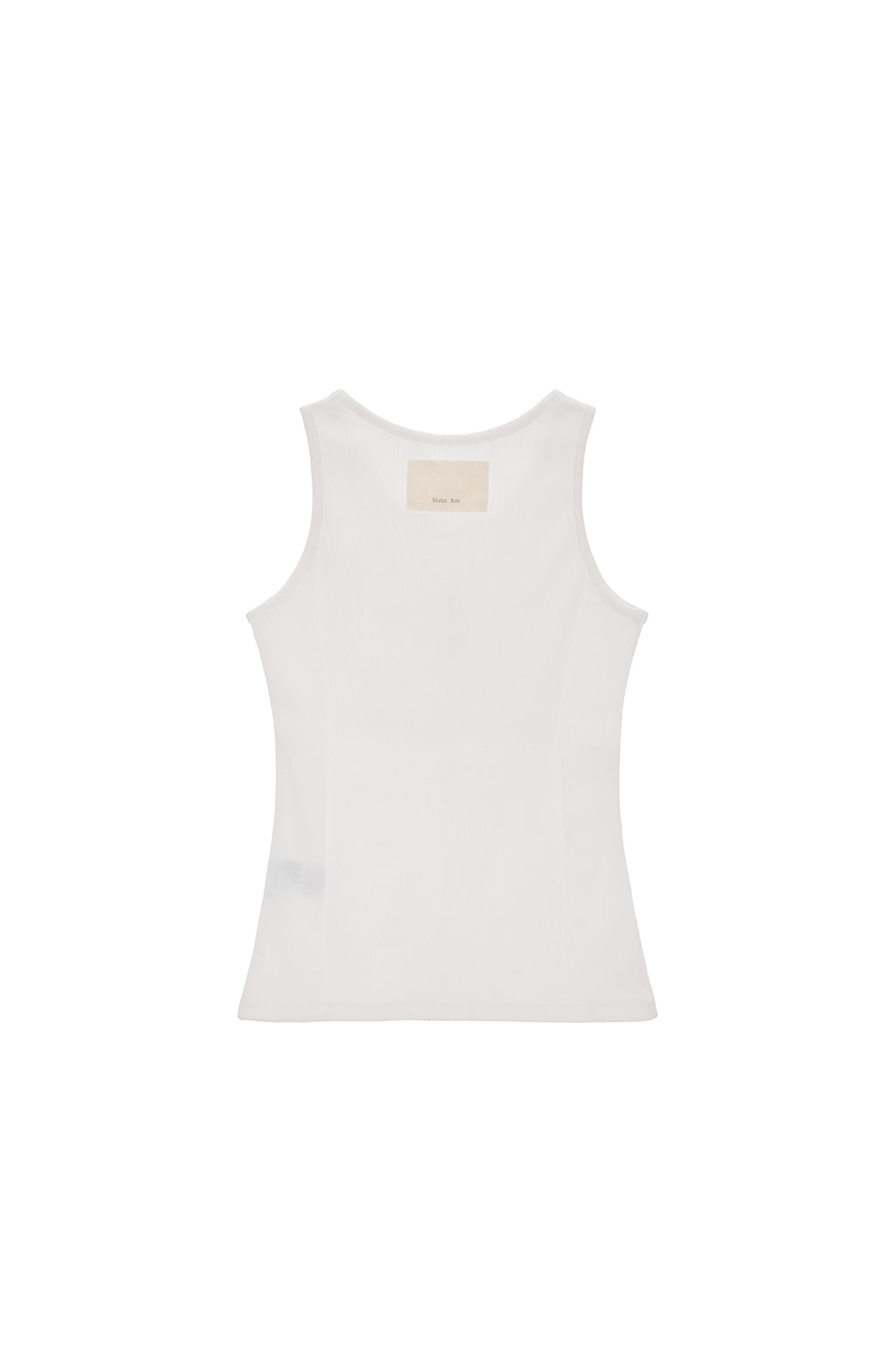 Matinkim Matin Kim Pintuck Sleeveless Top IN White