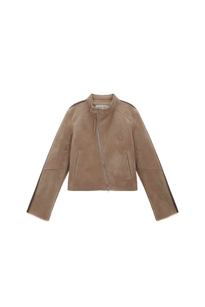 Matinkim Suede Racing Mustang Jumper IN Beige